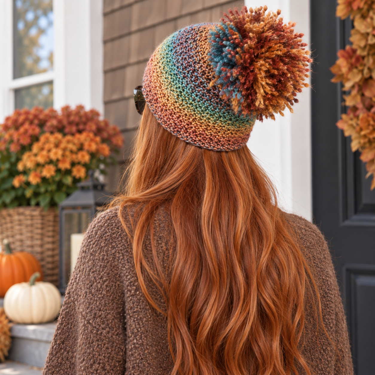 Homespun Beanie Knitting Pattern for Women