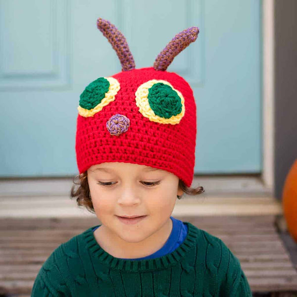 Kids Hungry Caterpillar Crochet Hat