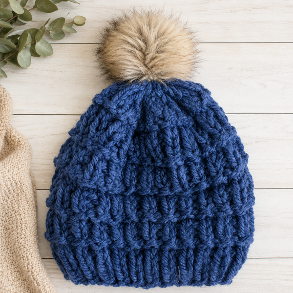 Hurdle Stitch Hat Knitting Pattern