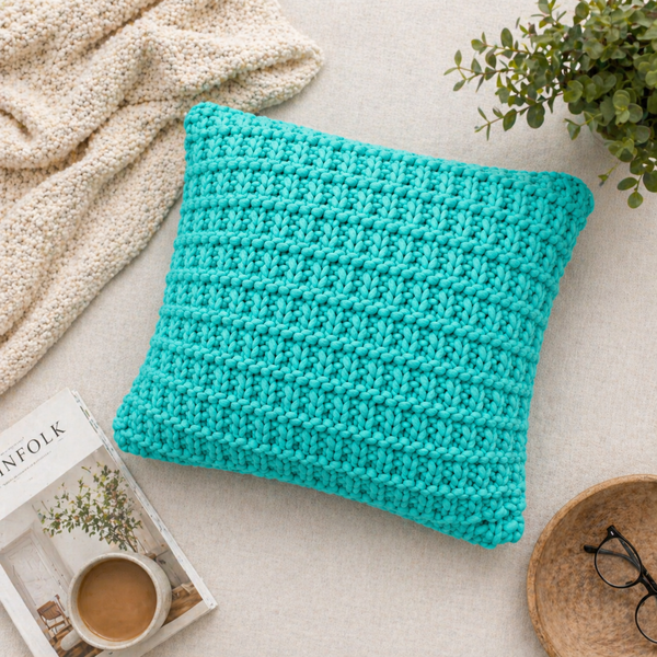 Hurdle Stitch Pillow Knitting Pattern
