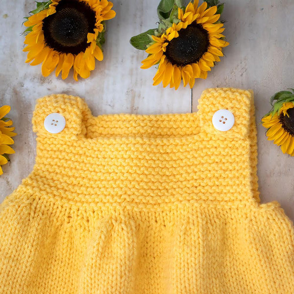 Easy Baby Dress Knitting Pattern