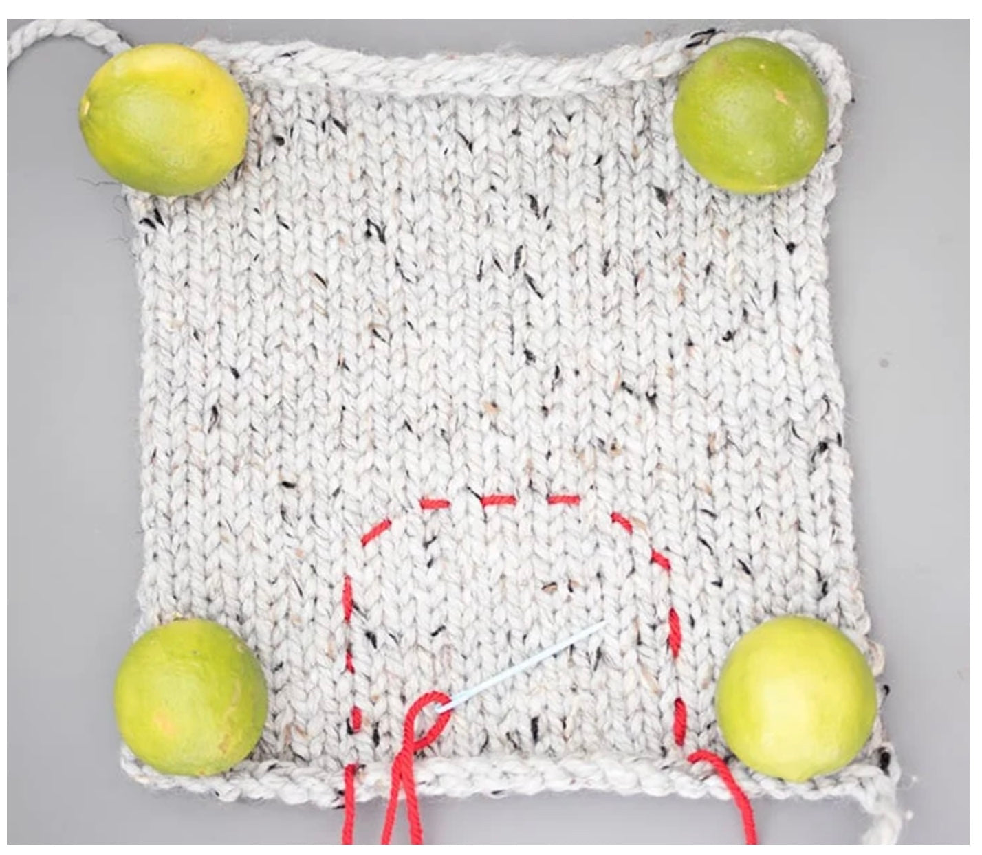 One Square Plush Bunny Knitting Pattern