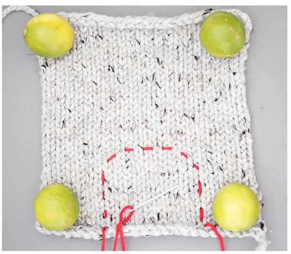 One Square Plush Bunny Knitting Pattern