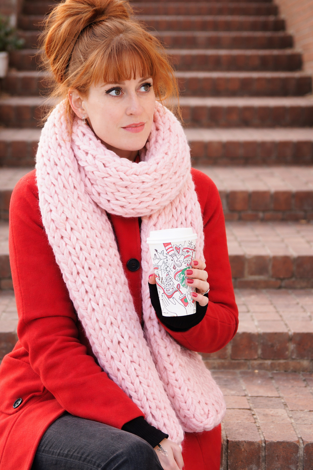 Super Chunky Jumbo Scarf Knitting Pattern