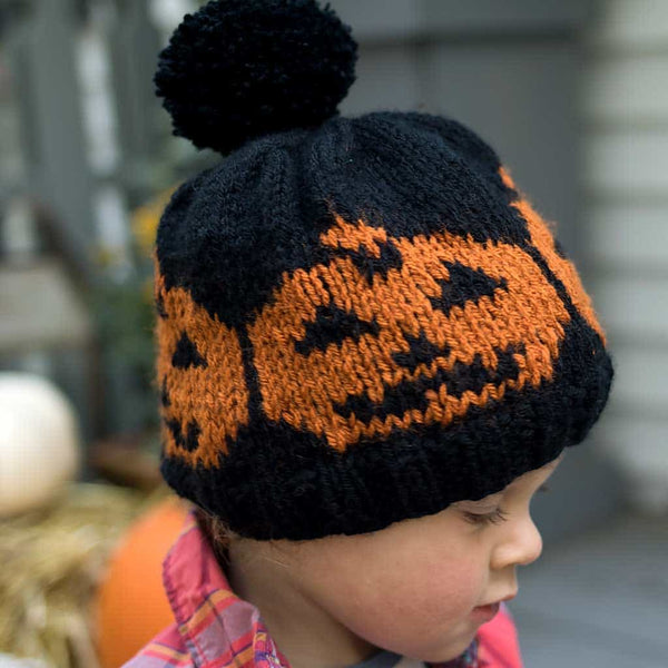 Kids Pumpkin Hat Knitting Pattern