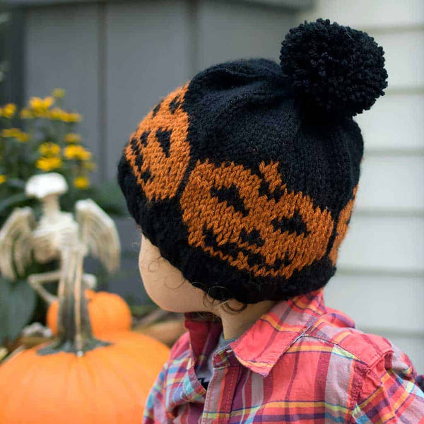 Kids Pumpkin Hat Knitting Pattern