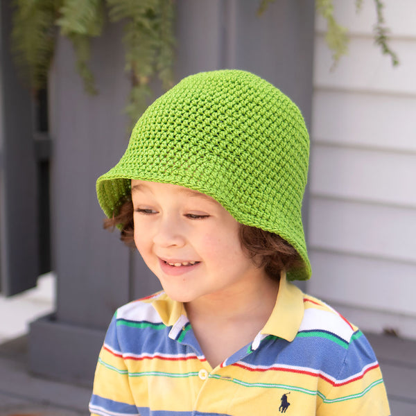 Kid’s Cotton Bucket Hat Crochet Pattern