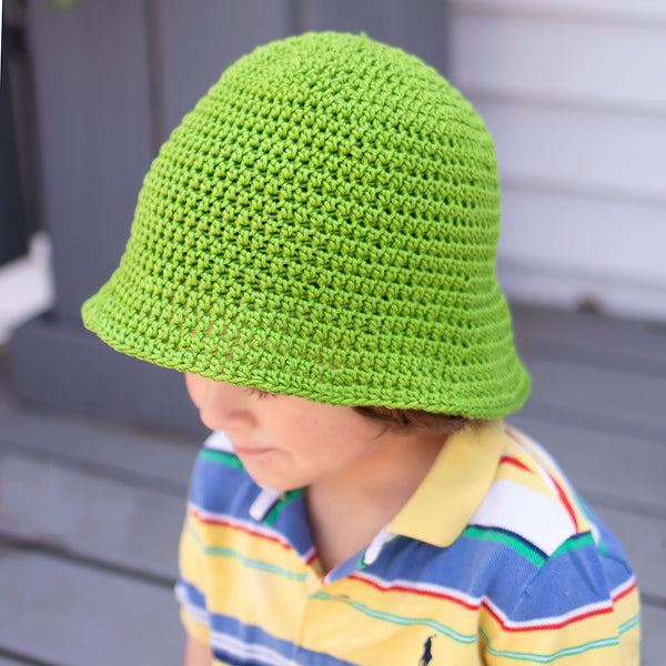 Kid’s Cotton Bucket Hat Crochet Pattern