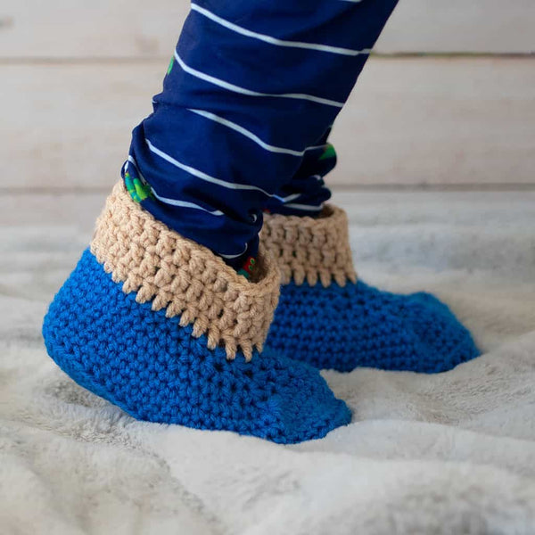 Kids Slippers Crochet Pattern