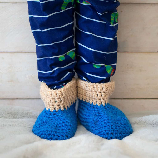 Kids Slippers Crochet Pattern