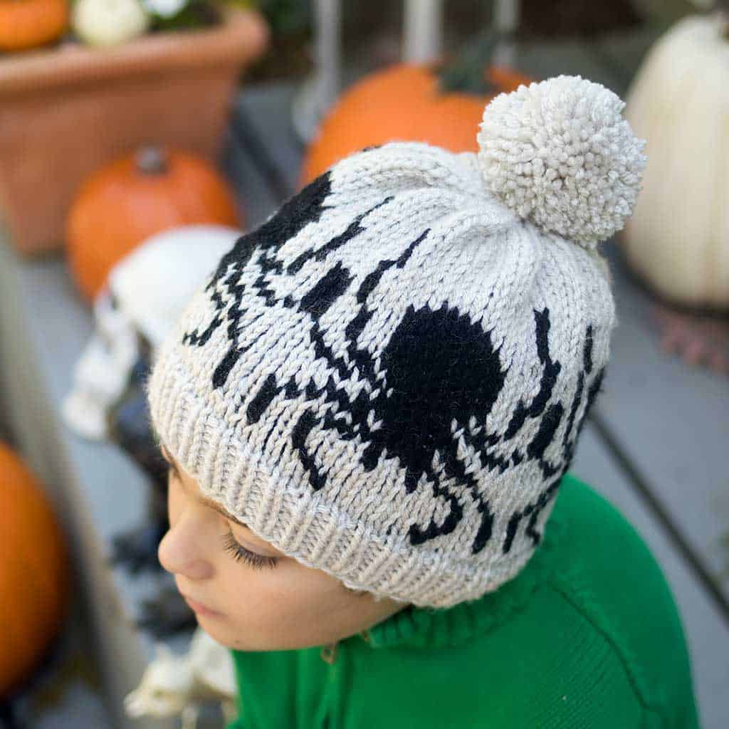 Kids Spider Hat Knitting Pattern