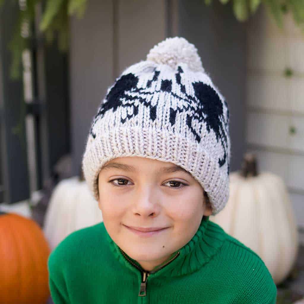 Kids Spider Hat Knitting Pattern