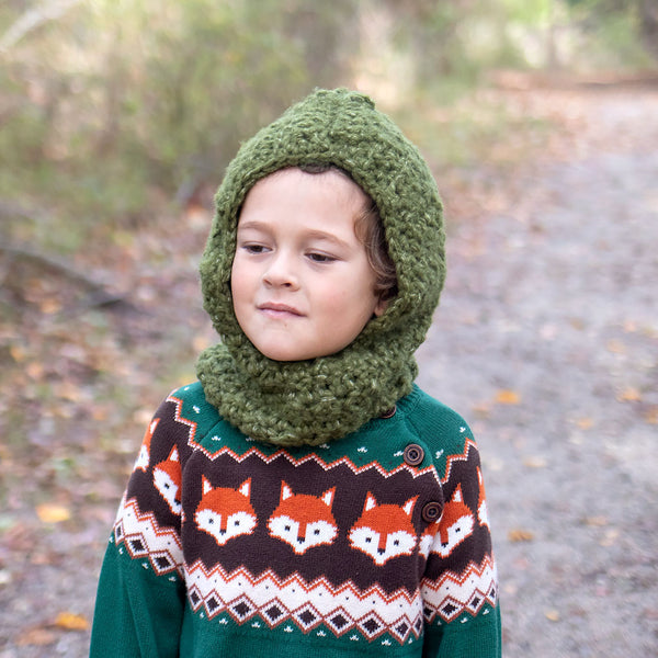 Kids Super Bulky Hood Crochet Pattern
