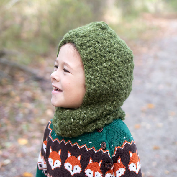 Kids Super Bulky Hood Crochet Pattern
