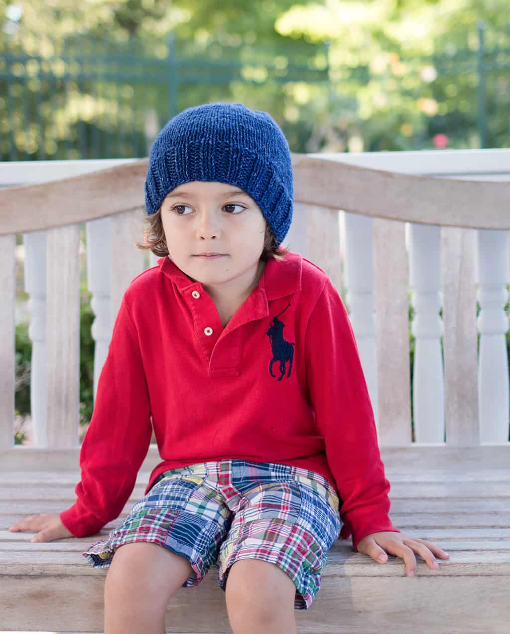 Easy Kids Beanie Knitting Pattern