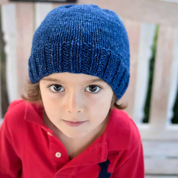 Easy Kids Beanie Knitting Pattern