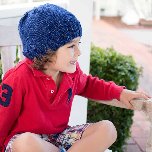 Easy Kids Beanie Knitting Pattern