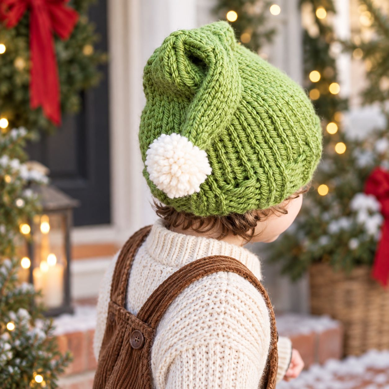 Easy Kids Elf Hat Knitting Pattern