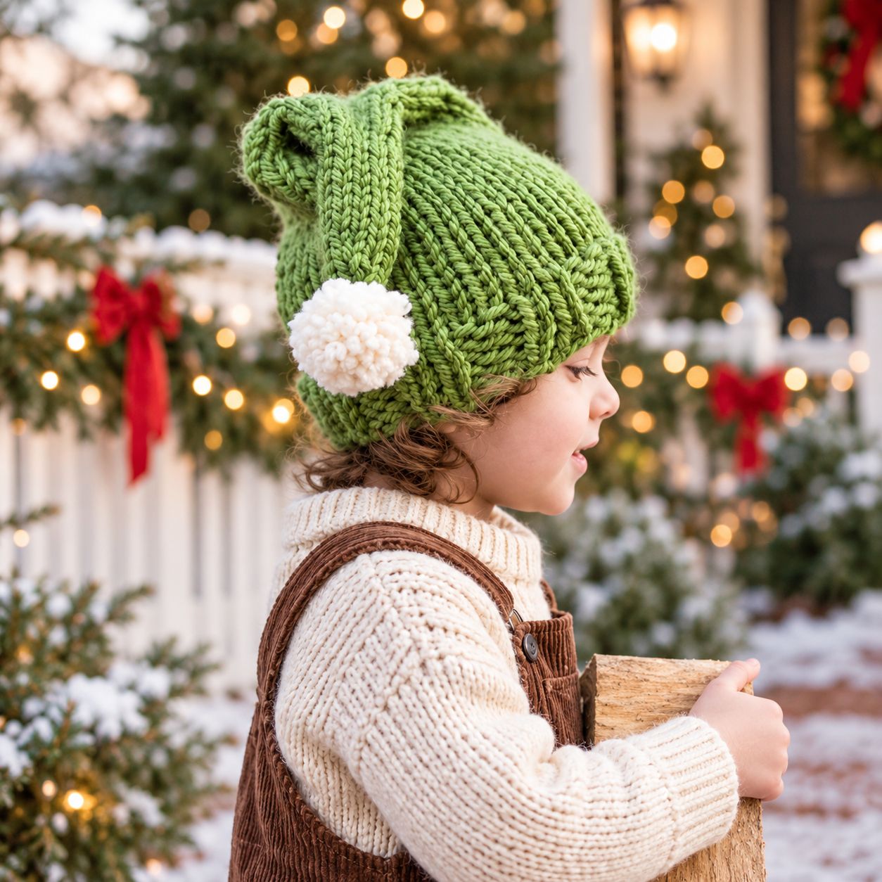 Easy Kids Elf Hat Knitting Pattern
