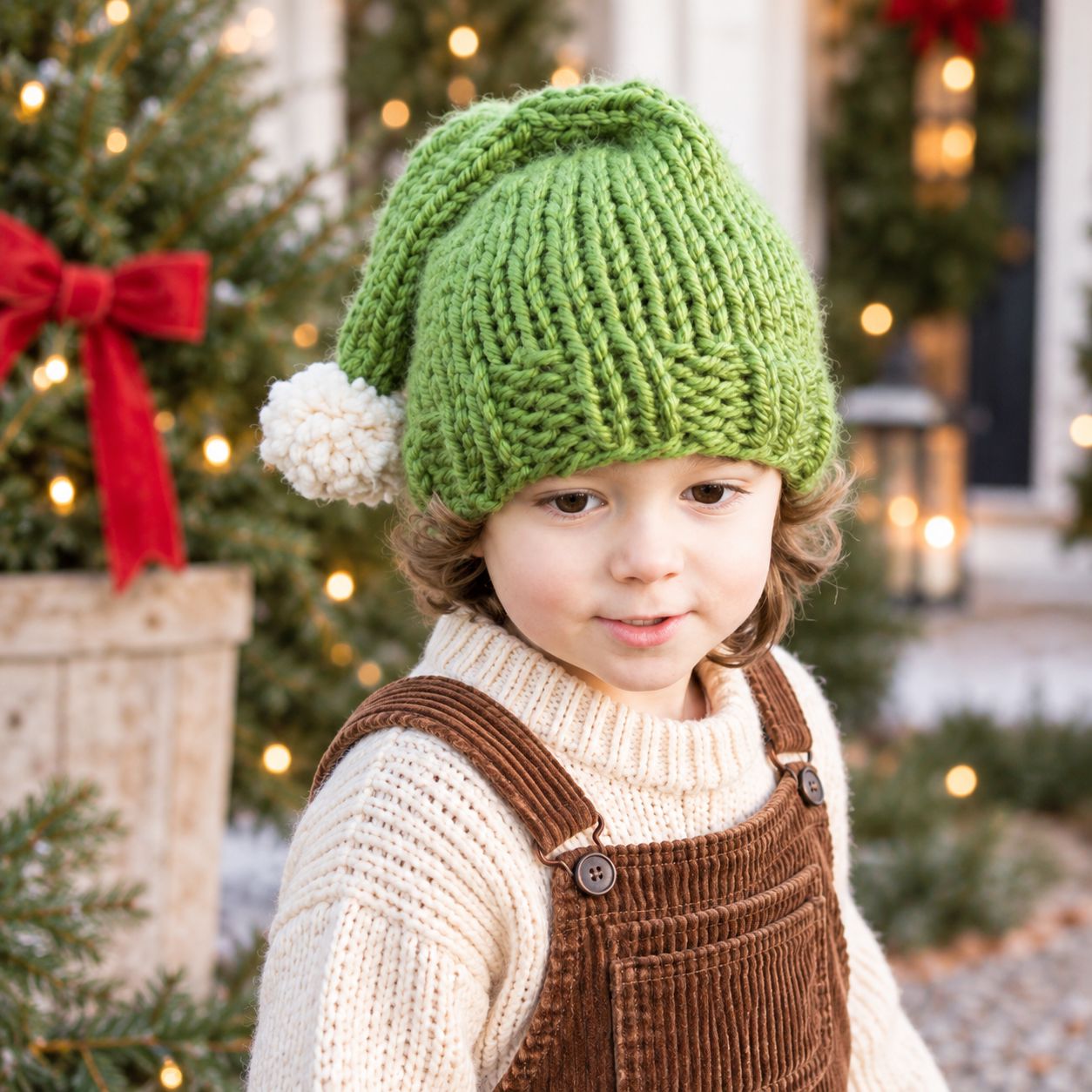 Easy Kids Elf Hat Knitting Pattern