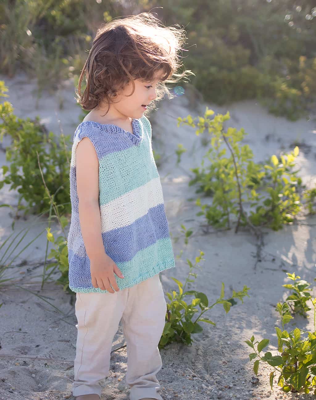 Easy Kids Tank Knitting Pattern