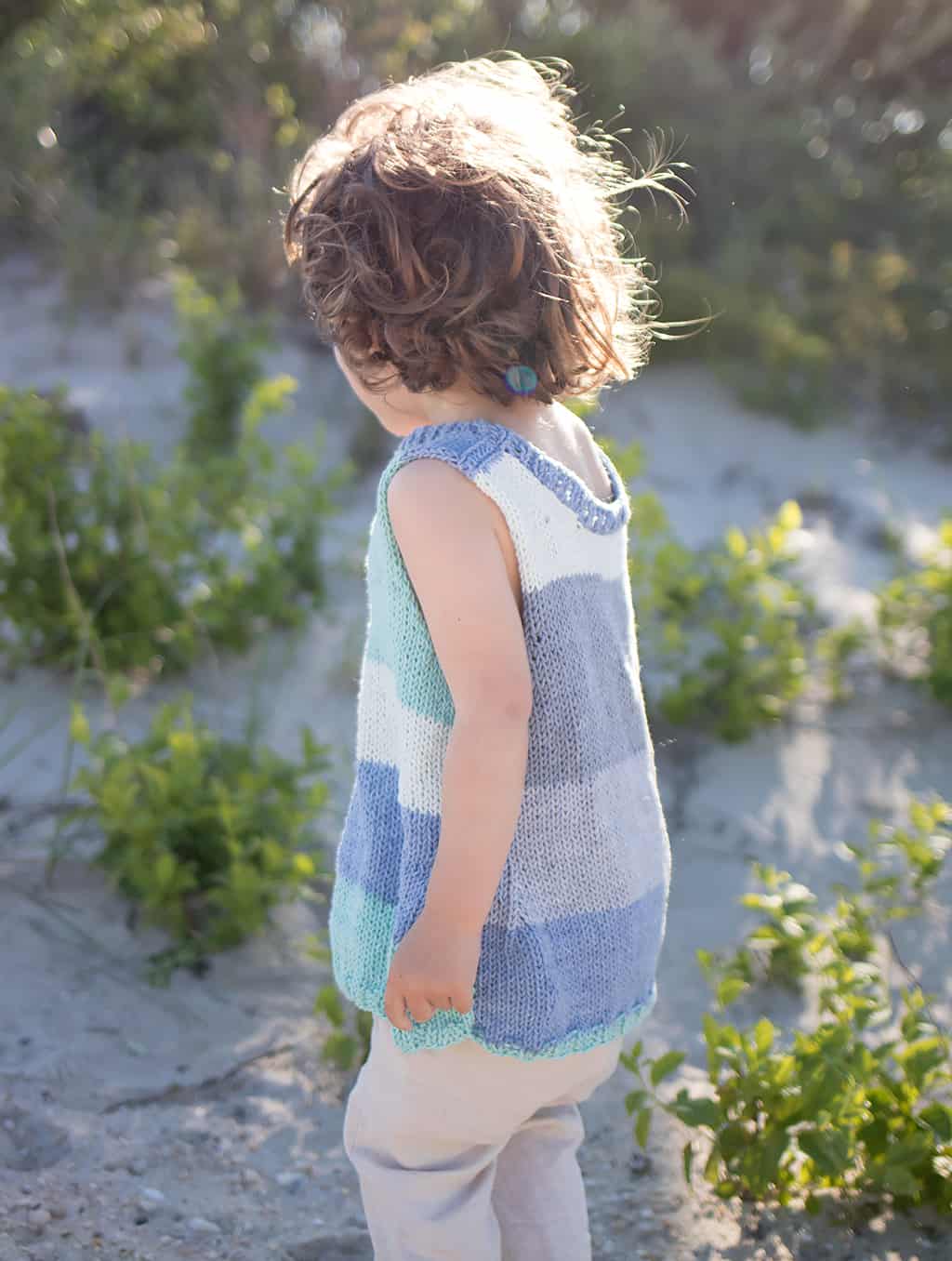 Easy Kids Tank Knitting Pattern