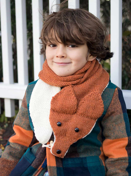 Knit Fox Scarf Pattern