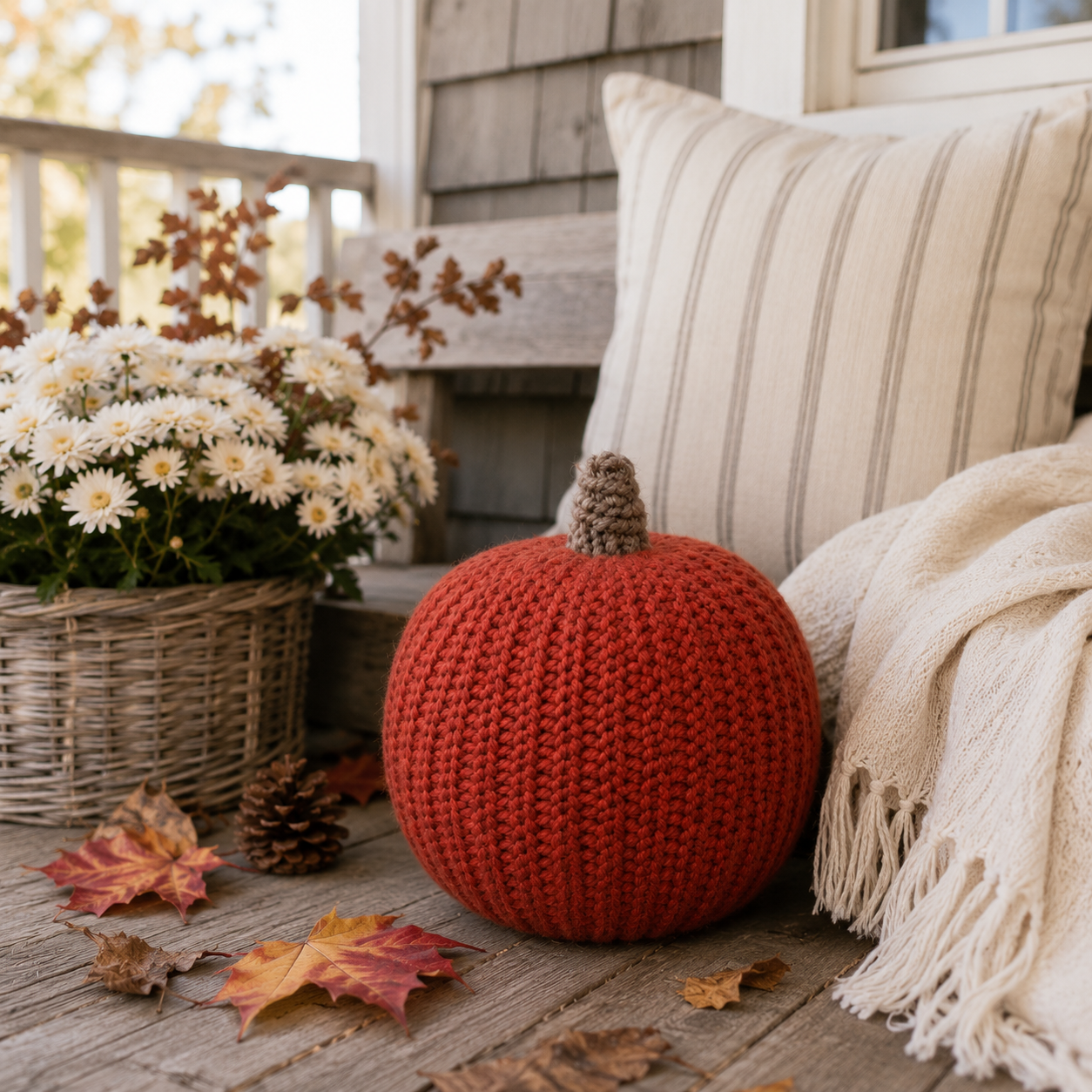 Easy Jumbo Pumpkin Crochet Pattern