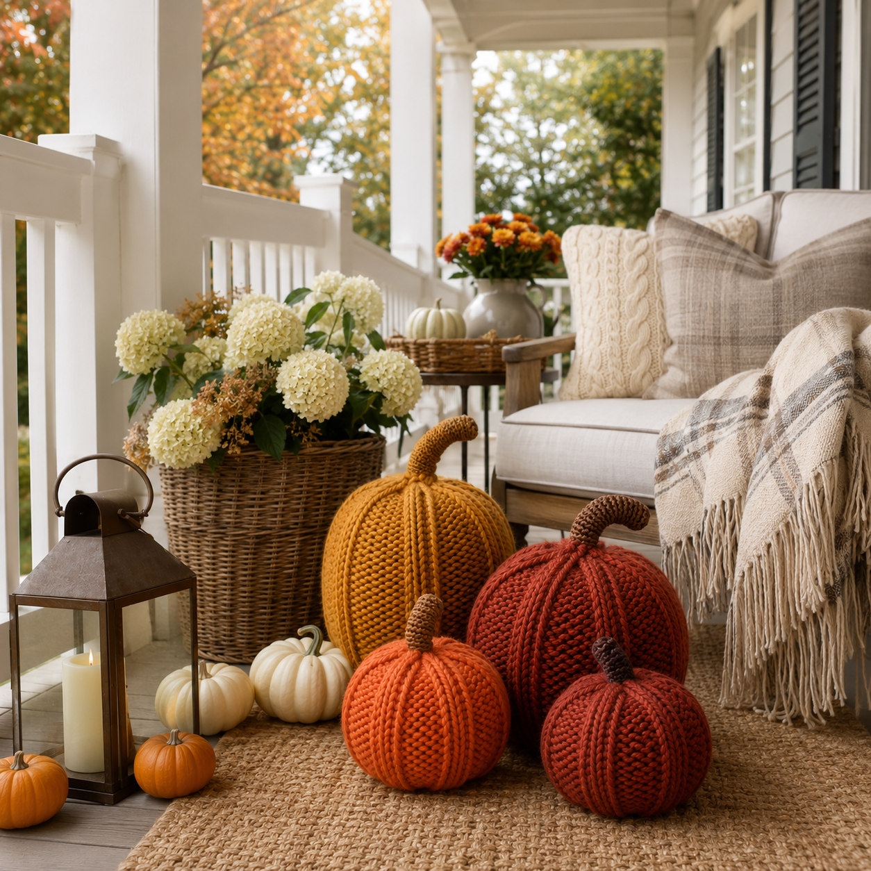 Easiest Large Pumpkin Knitting Pattern