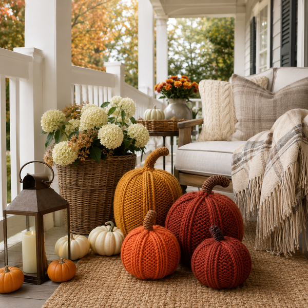 Easiest Large Pumpkin Knitting Pattern