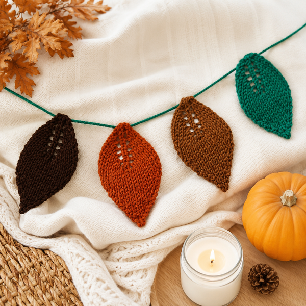 Easy Leaf Knitting Pattern