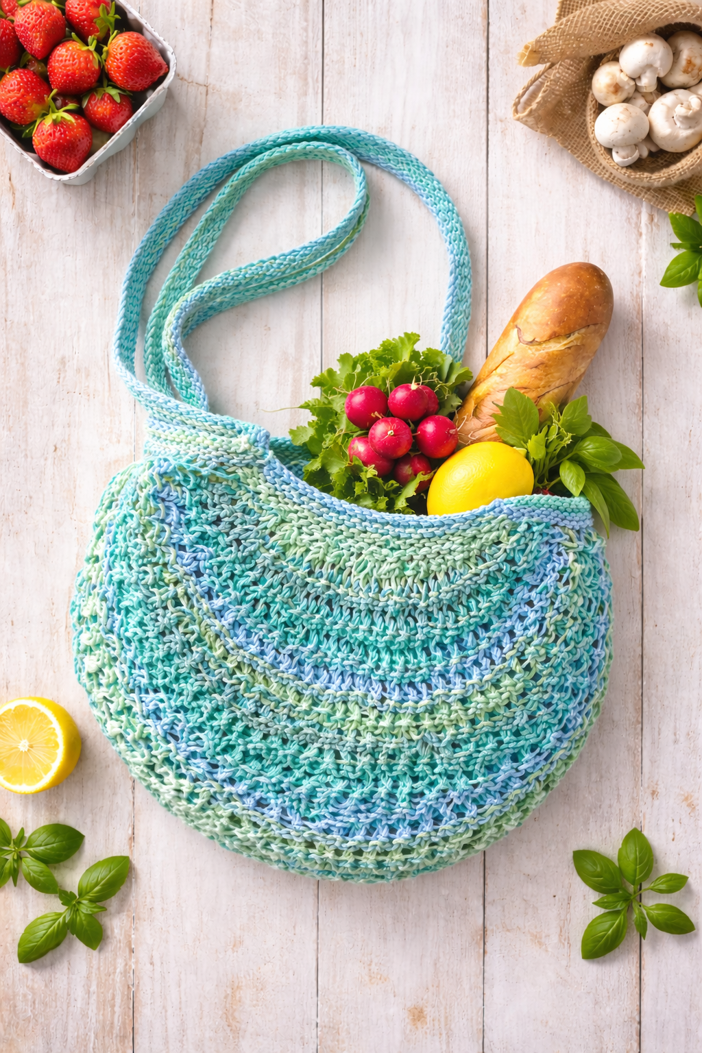 Easy Knit Market Bag Pattern