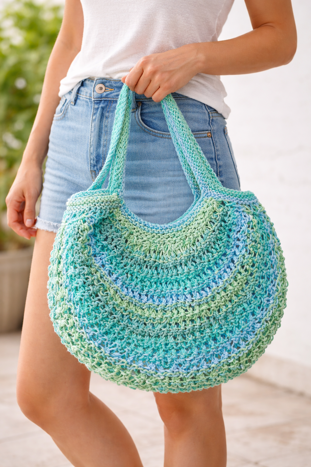 Easy Knit Market Bag Pattern