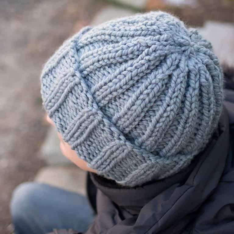 Chunky knit mens hat online