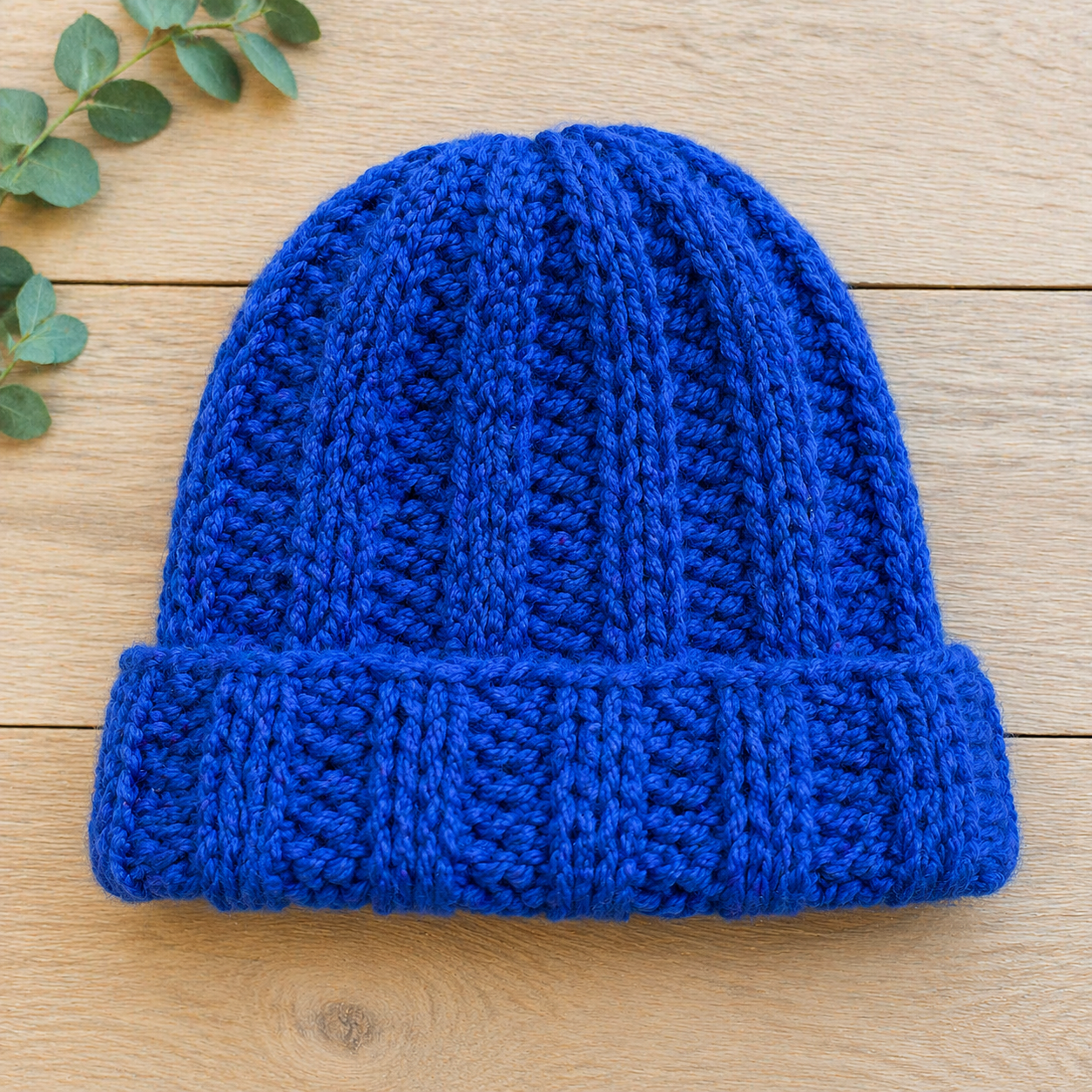 Men’s Basic Beanie Knitting Pattern