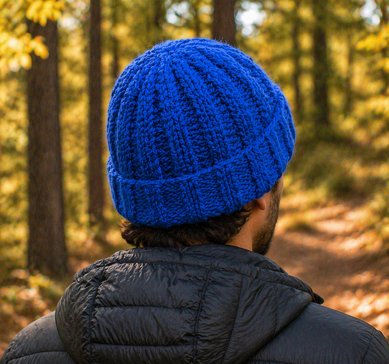 Men’s Basic Beanie Knitting Pattern