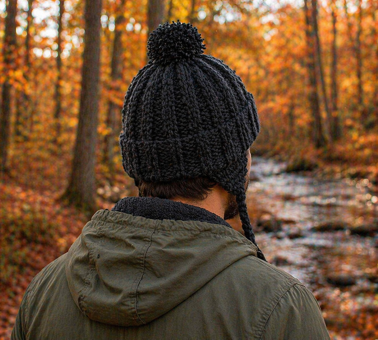 Men’s Ear Flap Hat Knitting Pattern