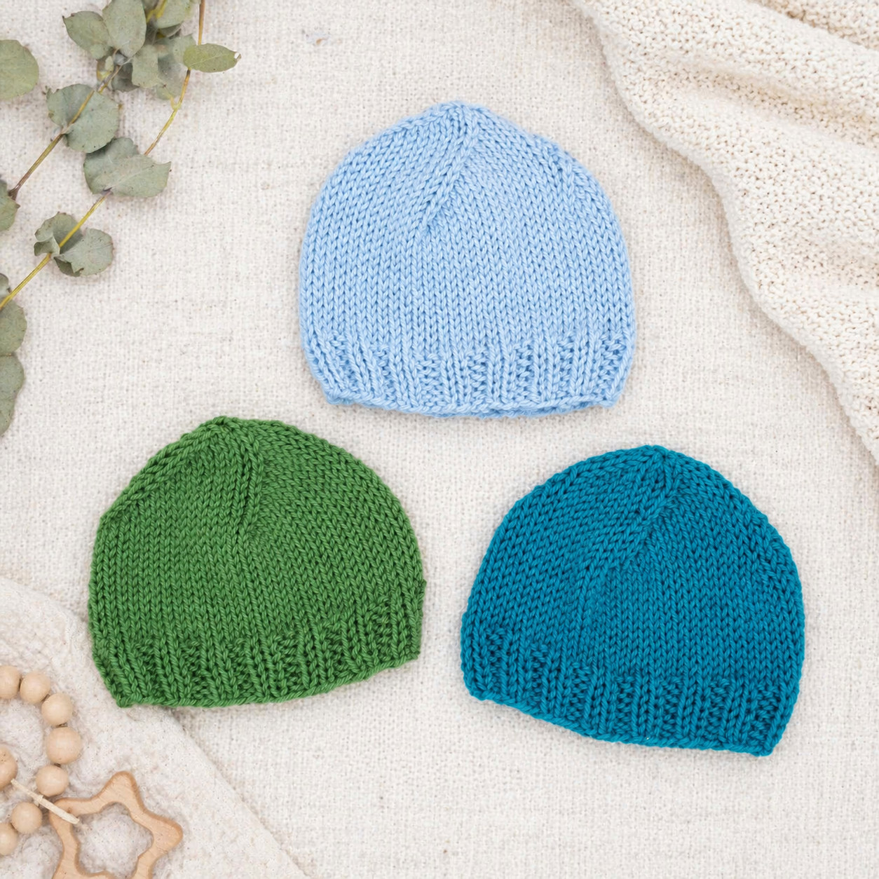 Newborn Hat Knitting Pattern