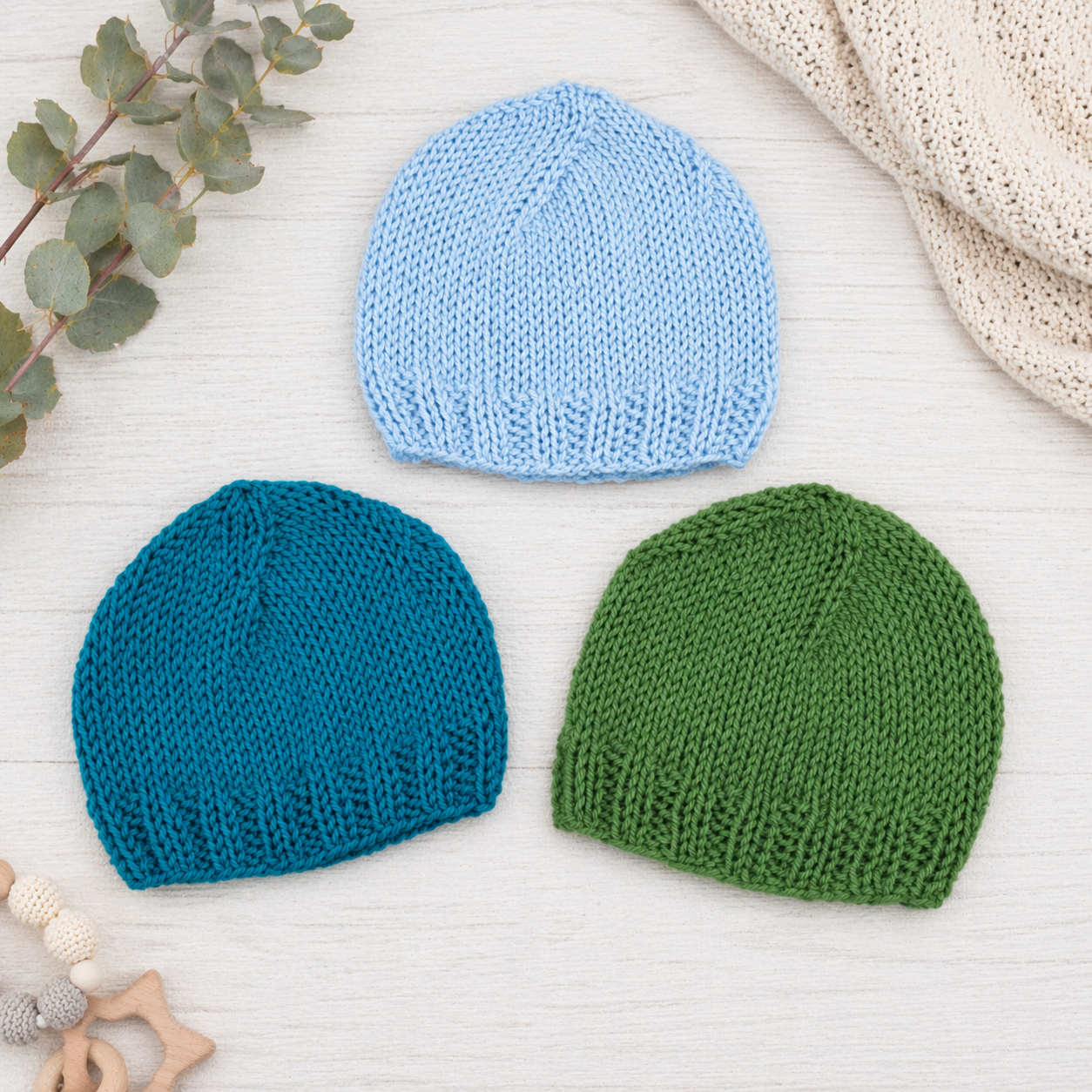 Newborn Hat Knitting Pattern