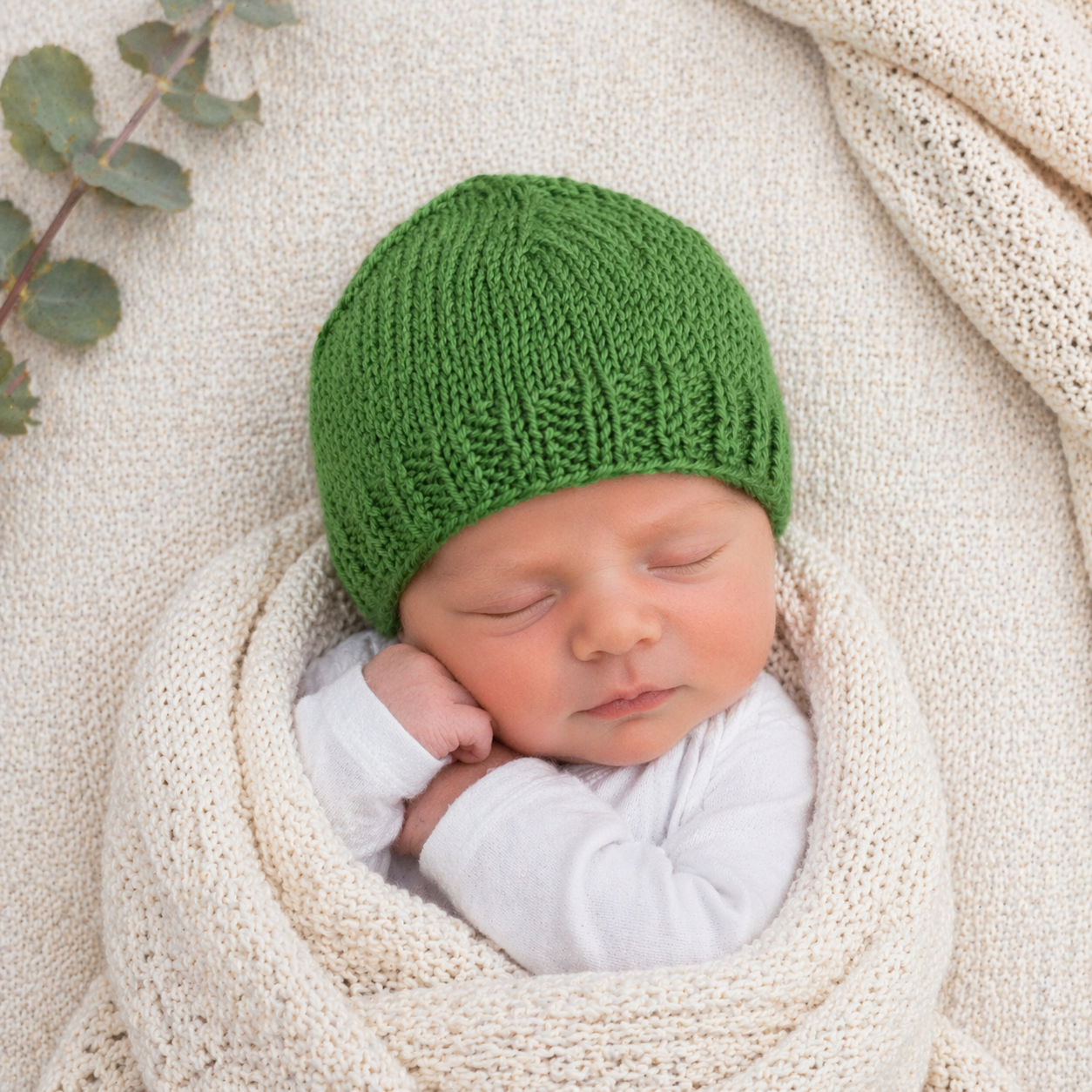Newborn Hat Knitting Pattern