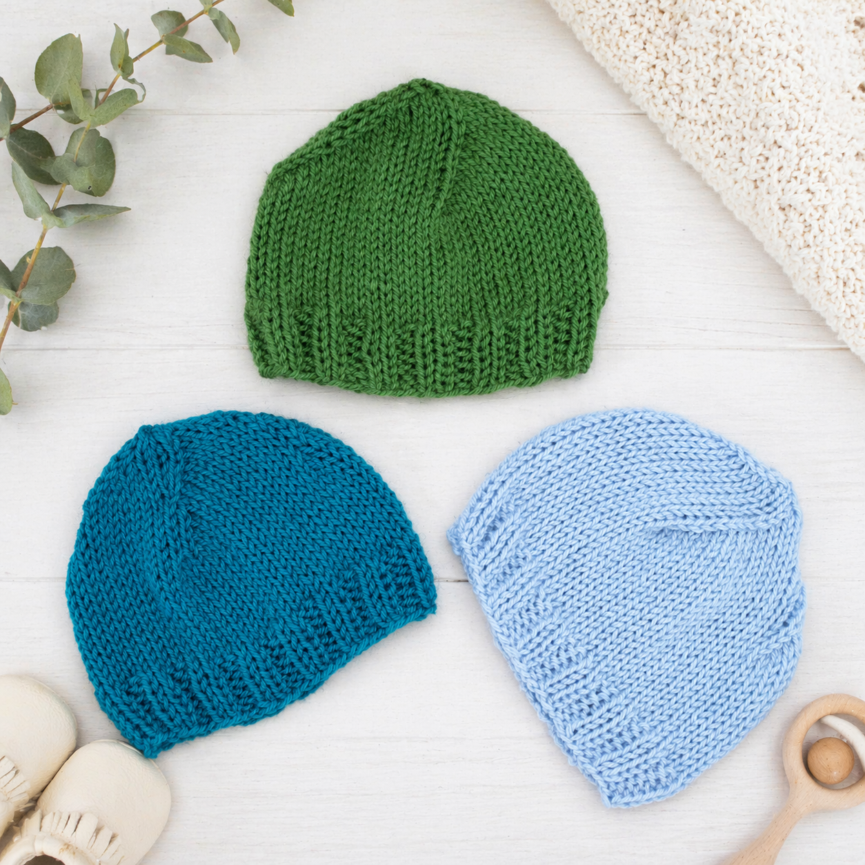 Newborn Hat Knitting Pattern