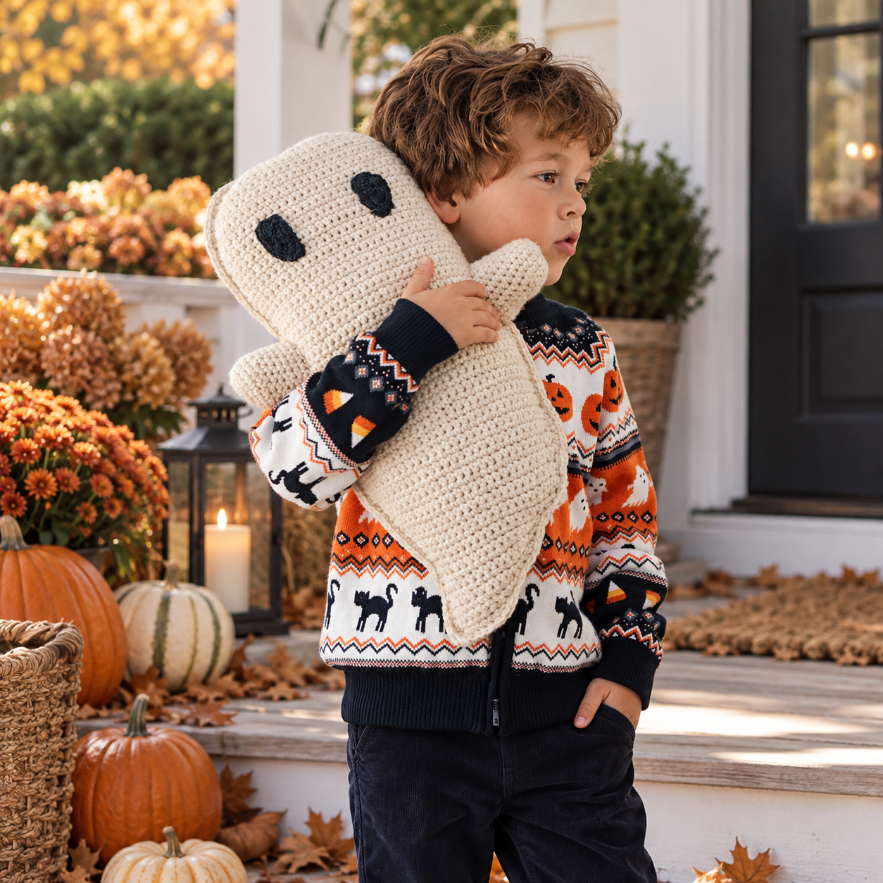 Easy Giant Plush Ghost Crochet Pattern