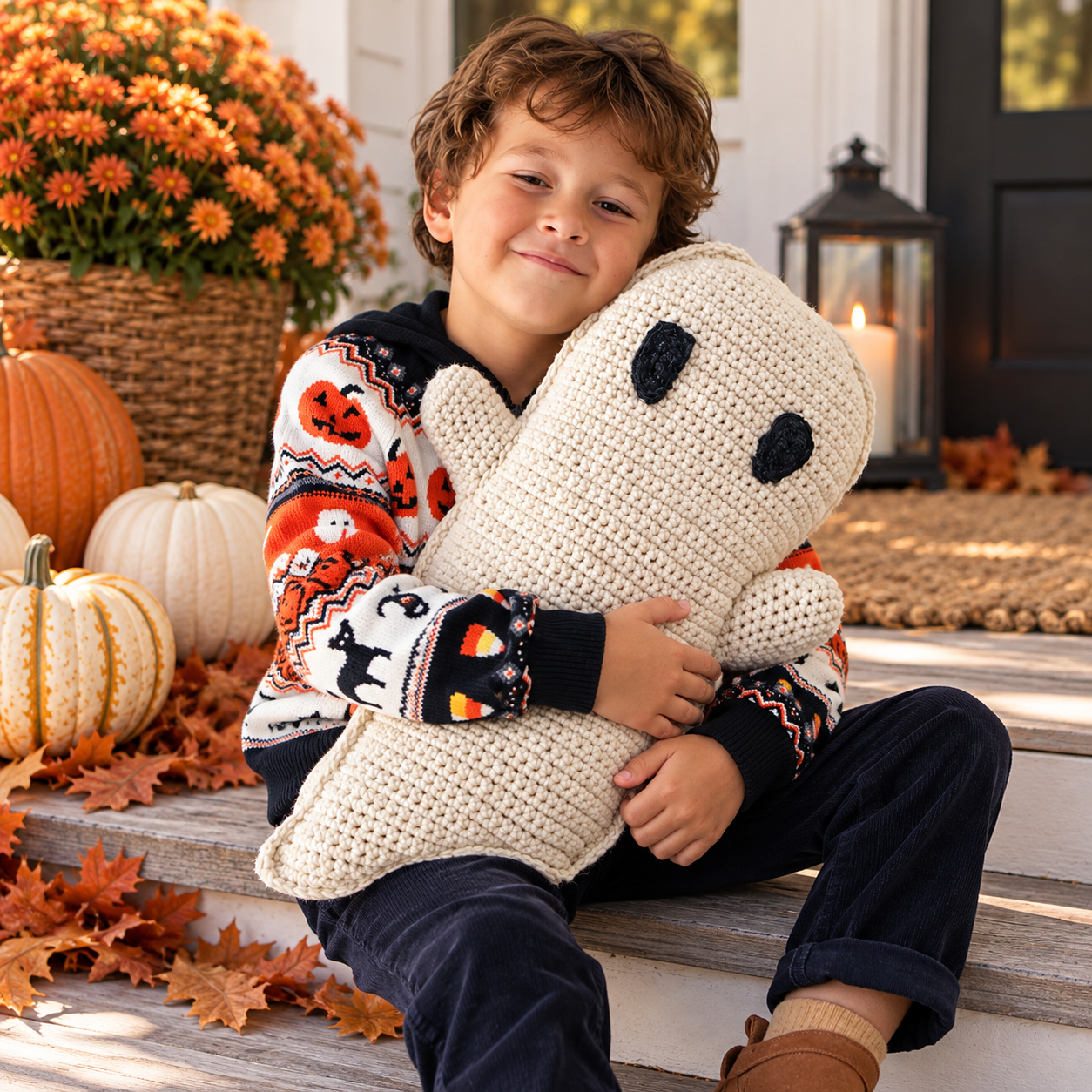 Easy Giant Plush Ghost Crochet Pattern