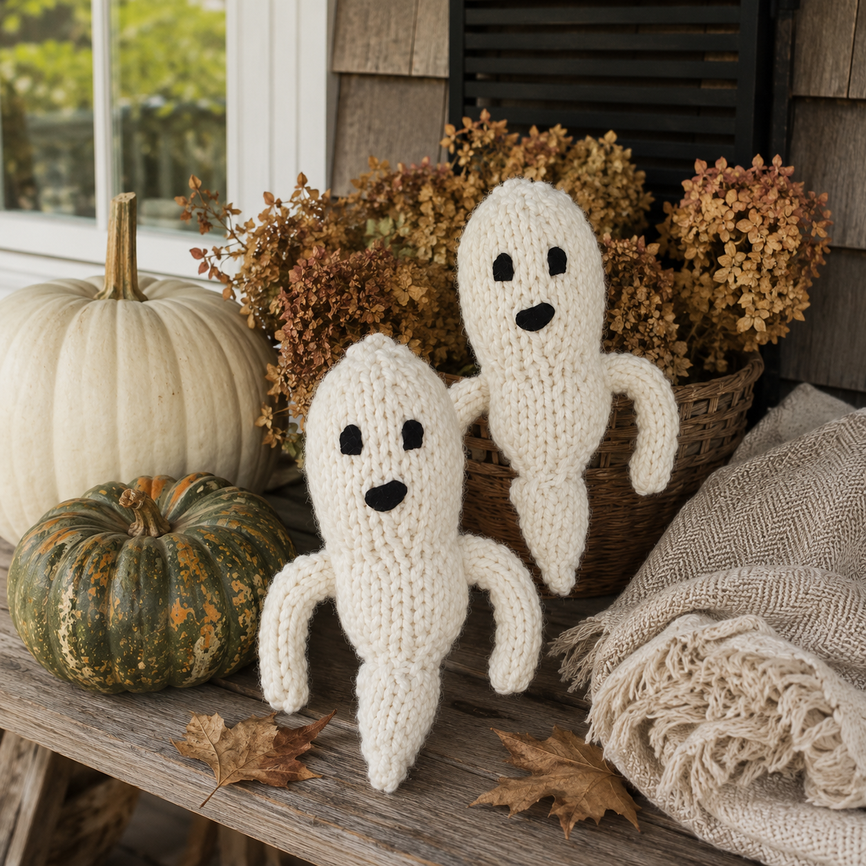 Easy Plush Ghost Knitting Pattern