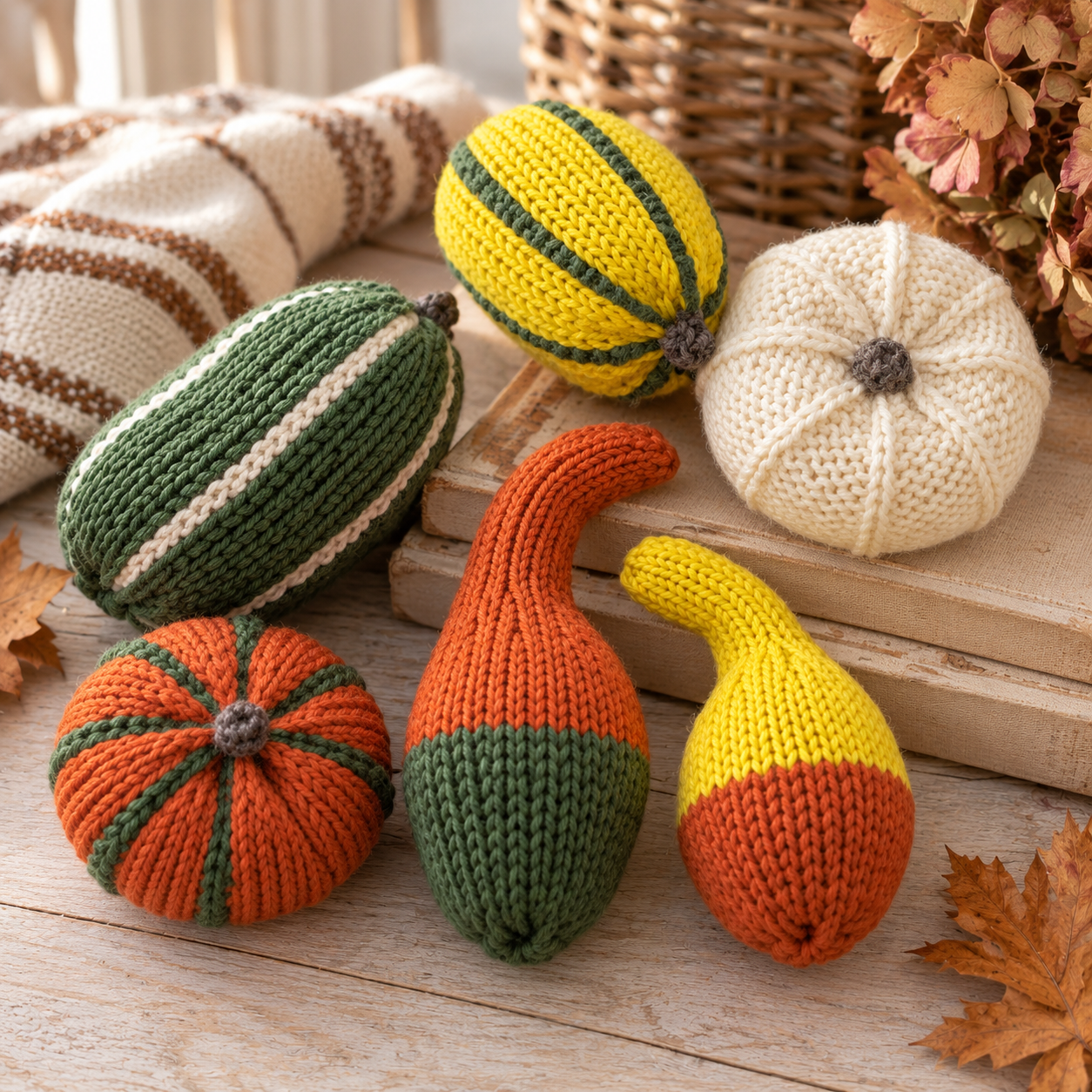 Easy Gourd Knitting Pattern
