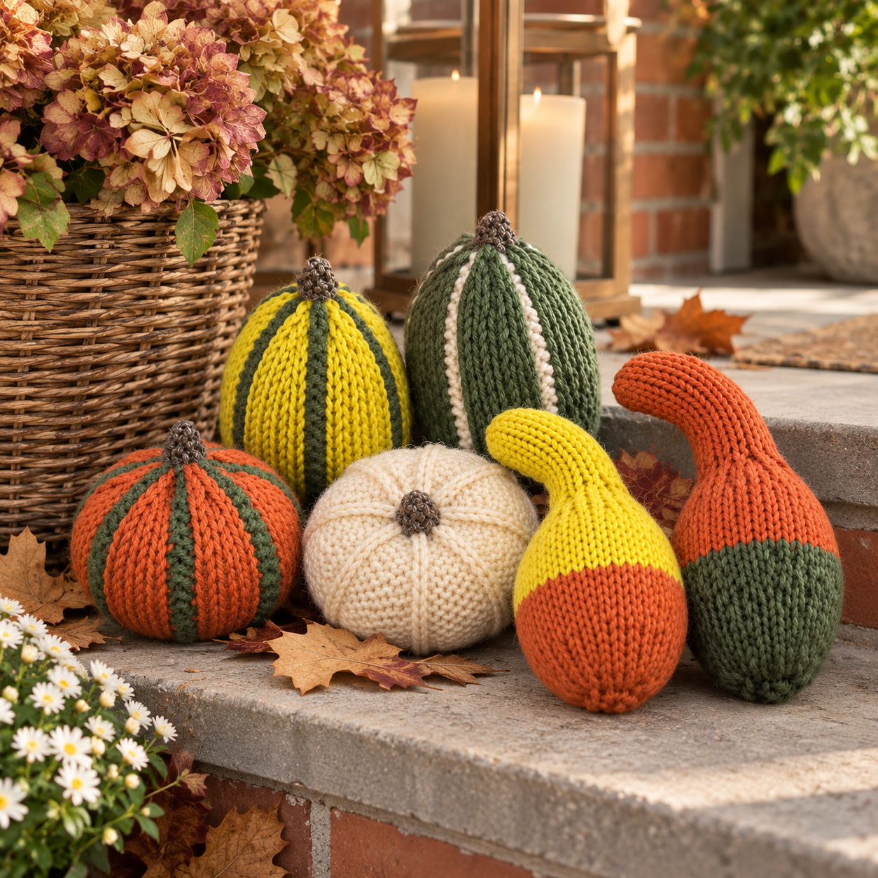 Easy Gourd Knitting Pattern