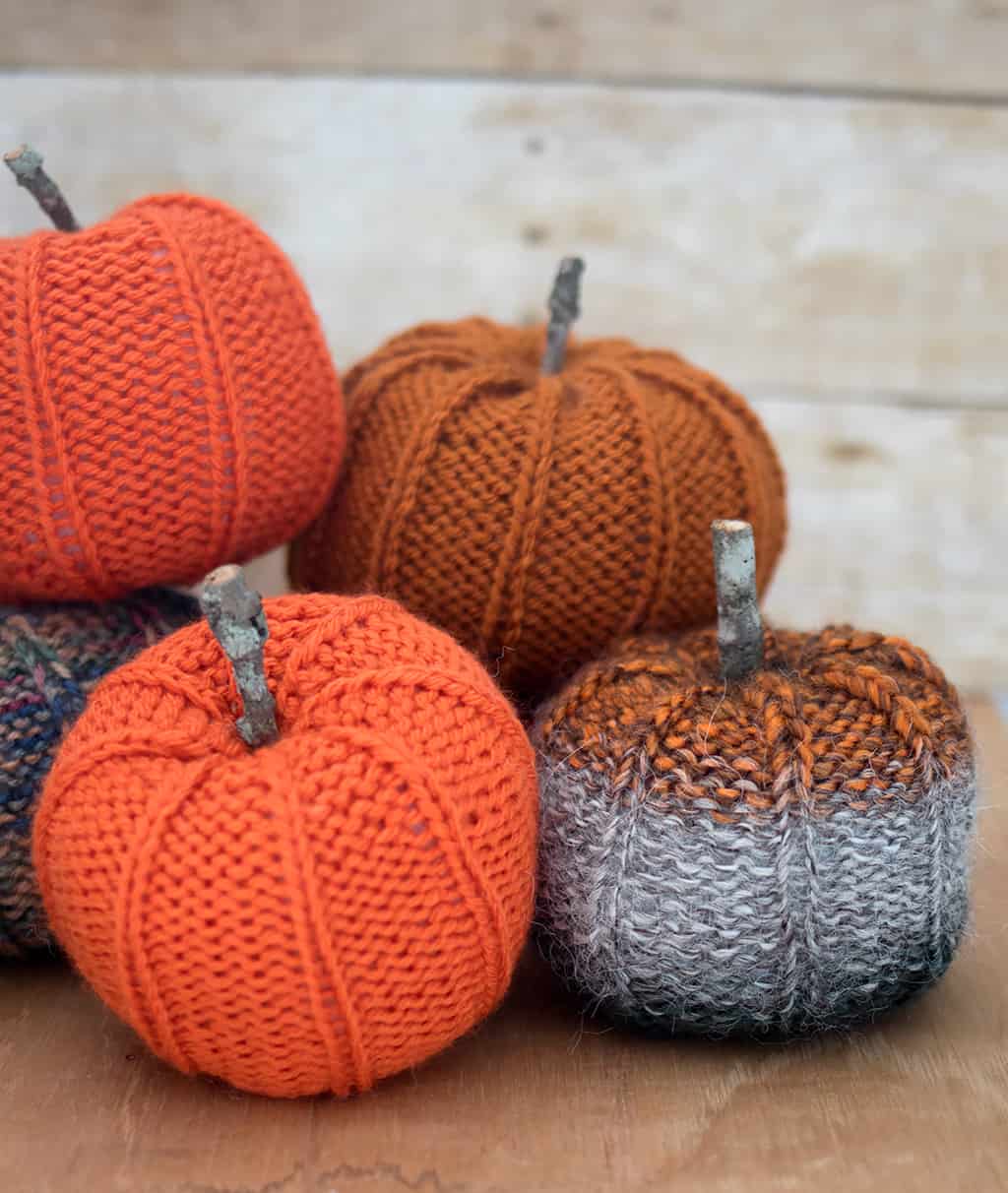 Scrap Yarn Pumpkin Knitting Pattern