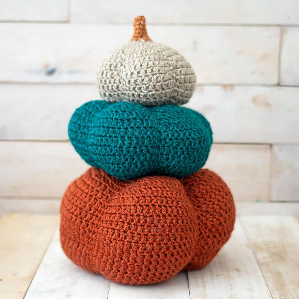 Easy Pumpkin Topiary Crochet Pattern