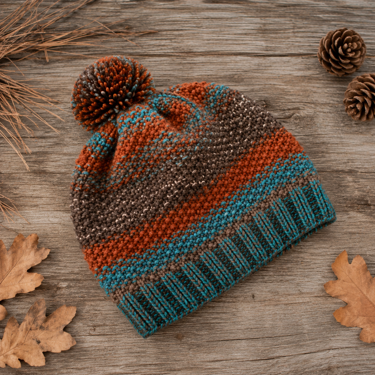 Seed Stitch Hat Knitting Pattern