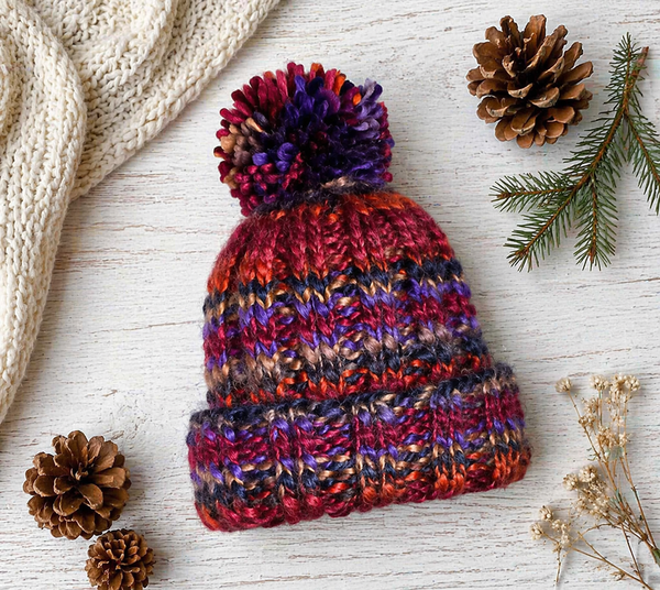 Easy Ribbed Beanie Knitting Pattern